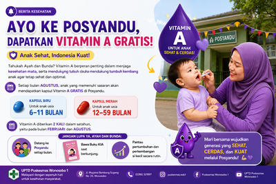 Ayo ke Posyandu, Dapatkan Vitamin A Gratis untuk Si Kecil!