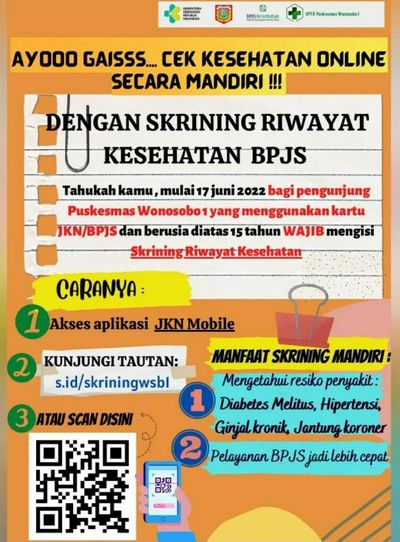 Skrining Riwayat Kesehatan BPJS